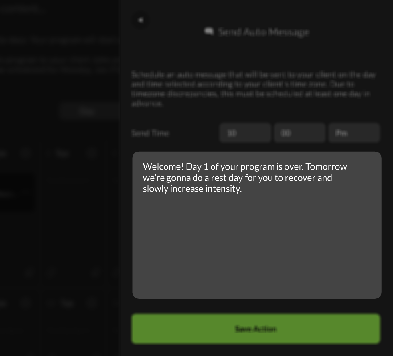 Customize the text